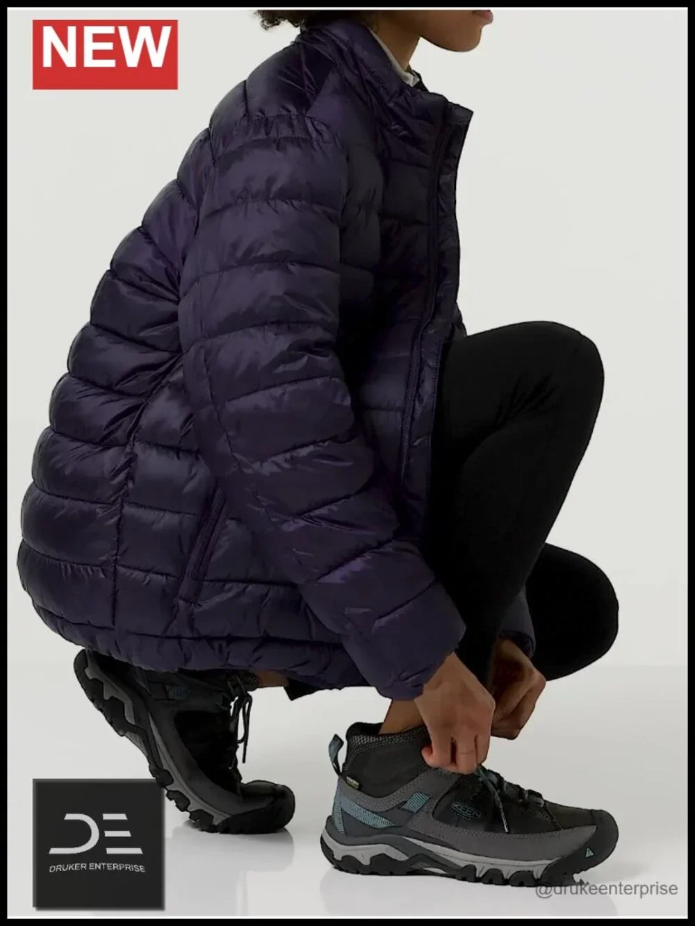 Waterproof Leather Mid Hiking Boots for Women